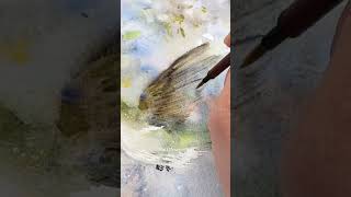 Hummingbird Watercolor Painting | Spring inspired art #watercolorpainting #watercolortutorial