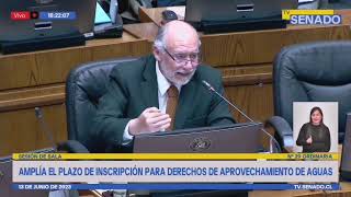 A punto de ser ley ampliación de plazo para inscripción de derechos de agua.