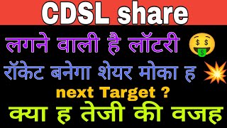 CDSL share latest news today || CDSL share analysis today || CDSL share