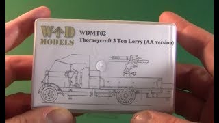 Thorneycroft 3 ton Lorry AA version 1/76 W^D model