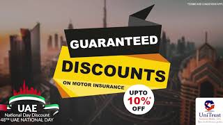 UniTrust Insurance Offers Motor Insurance Discounts on UAE National Day (English)