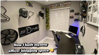 How I made my petrol head Youtube blogging/ editing space & the equipment I use to make videos!