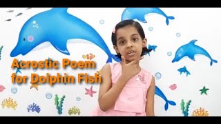 Song on Dolphin fish, Acrostic poem on dolphin, dolphin simple/easy song, World aquatic animal day