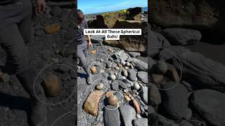 Perfectly SPHERICAL Stones FOUND On The Beach! Will There Be Anything INSIDE? 😱🐊🔨