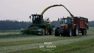 ENSILAGE D'HERBE EN SOIRÉE//HD//EN BRETAGNE 2019