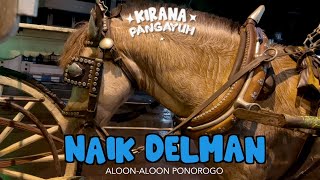 Kirana Naik Delman Istimewa di Aloon-Aloon Ponorogo sama Kakek & Mbok Yut