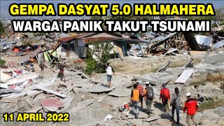 Info Bencana Alam Hari Ini Getaran Gempa Bumi Dasyat 5 0 Guncang Halmahera   Maluku Utara