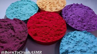 Colorful Baking Soda Slabs Crush For @asmr_LonelyBee | Satisfying | ASMR Baking Soda |