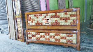 Simple Wooden Bed Box Bed Design | Wooden Semi Box Bed Design 2023 | Bed Box Panang #43