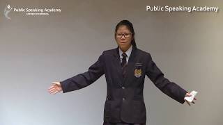 13th Place Winner, 2018 National Public Speaking Competition | Sarah Kwok, Temasek Secondary School