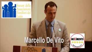 Marcello De Vito - Forum Famiglie Lazio