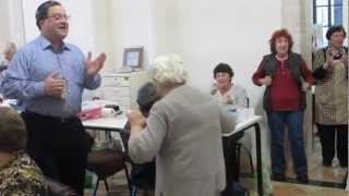 Cantor Barash & the Elderly Artisans of Yad LaKashish Sing & Dance