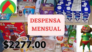 Compras de despensa en bodega aurrera $2277.00mxn 🤑💰💸 con vales de despensa + te comparto precios