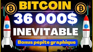 BITCOIN 36 000$ : Ca va être explosif ? + 3 crypto pépite graphique