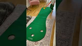 Short game practice age two