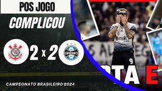 Pos Jogo Corinthians 2 x 2 Gremio, Timão Empata e deixa o Coy P da Vida. Campeonato Brasileiro