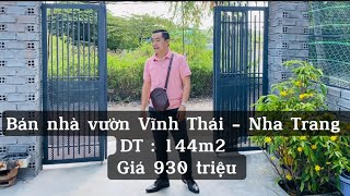 𝐁𝐚́.𝐧 𝐧𝐡𝐚̀ cấp 4 diện tích 144m2 𝐕𝐢̃𝐧𝐡 𝐓𝐡𝐚́𝐢, 𝐓𝐏 𝐍𝐡𝐚 𝐓𝐫𝐚𝐧𝐠. Giá 930 triệu