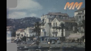 Calvi Corsica Holiday 1959 old cine film 301