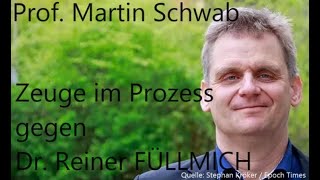 Prof. Martin Schwab Zeugenvernehmung im Fall : Dr. Reiner Füllmich von JIOTA