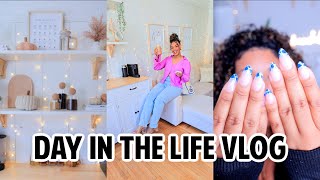 CATCHING UP WITH YA'LL, NEW NAILS, FALL COFFEE CART & MY CURLS NEED HELP!