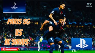 PARIS SG vs IK SIRIUS UEFA Champions League all goals Mbappe | EA FC 24 gameplay |4K 60]