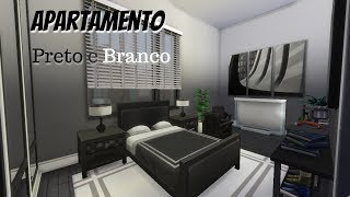 APARTAMENTO PRETO E BRANCO (Black and White Apartment) | THE SIMS 4 | Speed Build