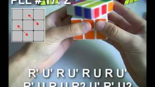 German Speedcubing Tutorial (Fridrich Method) - PLL (Part 2)