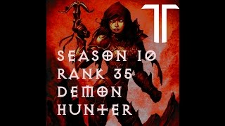 Diablo 3 RoS - Season 10 - Demon Hunter 93 Greater Rift Solo (Rank 35)