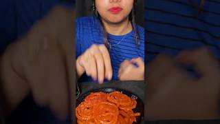 JALEBI EATING ASMR #mukbang #shortvideo #shorts #sweets #viral