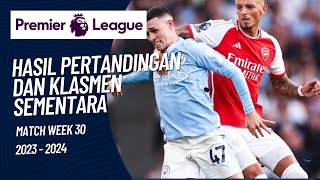 Lengkap: Highlight, Hasil Pertandingan dan Tabel Sementara EPL Pekan 30