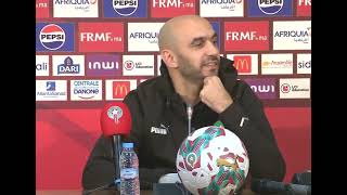 W. Regragui Conférence de presse d'Avant-Match Maroc🇲🇦-🇦🇴Angola