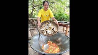 How to make sour sweet fish stir fry #food #foodpreparation#cooking #shorts