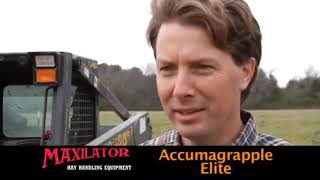 Maxilator Hay Handling equipment Accumulator, Grapple, & Accumagrapple Elite