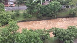 River de Cali about to burst its banks