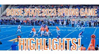 Boise State Spring Game 2023 HIGHLIGHTS!