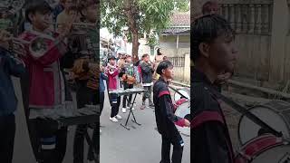 Atraksi Drumband acara maulid nabi pengajian #yearofyou #drumband #shorts