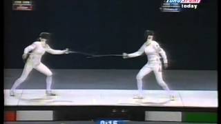 Fencing World Champs 1997 Womens Epee Team Hungary vs Germany