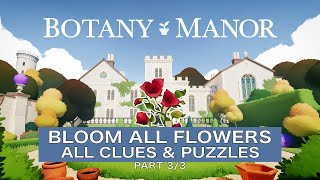 Botany Manor - How to find all Flowers and Clues / Part 3/3: Chapter 5