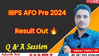 IBPS AFO PRE RESULT 2024!Result by late evening!#ibpsafo2024#ibps#ibpsafo#preresult!