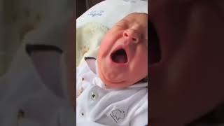 cute baby yawn.🤗 #shorts