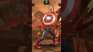 Iron Man vs Captain America, Marvel Game : Marvel Contest Of Champions #marvel #mcu #kingleogsd