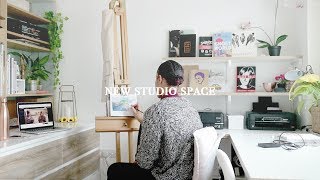 I Built a New Studio/Workspace (and had an existential crisis) · JANUARY VLOG