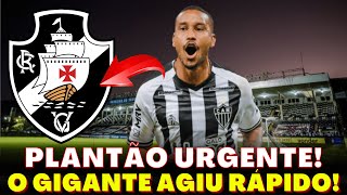 SAIU AGORA! GRANDE JOGADOR A CAMINHO! ELE CHEGA PARA SER TITULAR! NOTÍCIAS DO VASCO HOJE