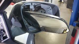 how to replace the passenger mirror on a 2019 toyota highlander