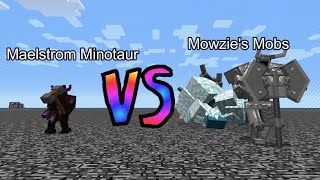 Maelstrom Minotaur vs Mowzie's Mobs  Minecraft  Mob Battle