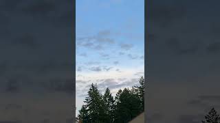 UFO and UAP tic Tac above Castle rock, Washington September 30, 2023