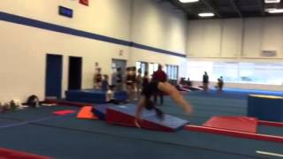 Ava's Round Off Back Handspring