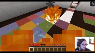 lets play Minecraft Map WEIRD FLOOR | easy to hard map