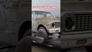 1971 C10 was saved from the crusher. Full video of the build in the  on the channel. #shorts #c10