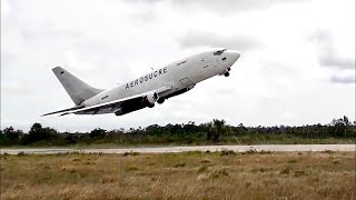 Cargo Pilot Retracts Landing Gear Too Early